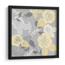 Rosas Amarillas En Gris Ii - Jade Reynolds | Cuadro decorativo de Canvas Lab