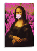 Mona Lisa Graffiti Rosa - Fake Classics | Cuadro decorativo de Canvas Lab