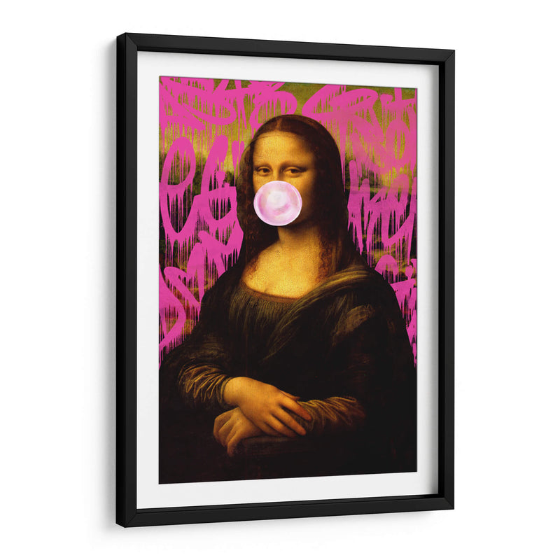 Mona Lisa Graffiti Rosa - Fake Classics | Cuadro decorativo de Canvas Lab