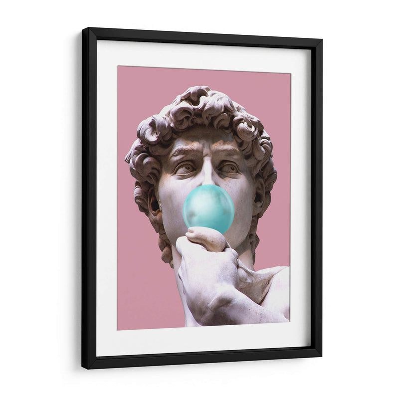 The David Bubblegum Pink - Fake Classics | Cuadro decorativo de Canvas Lab