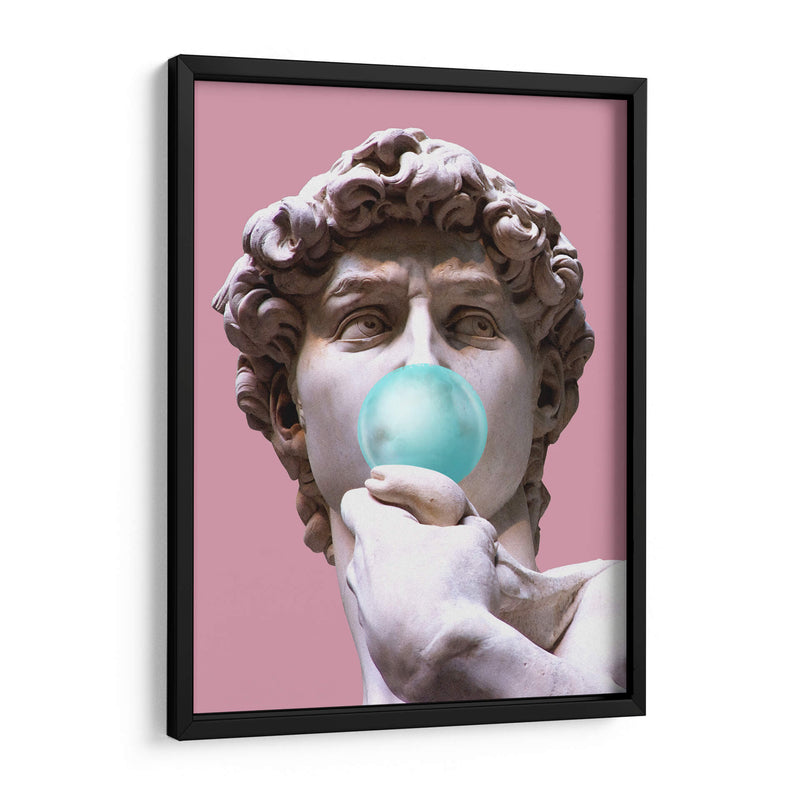 The David Bubblegum Pink - Fake Classics | Cuadro decorativo de Canvas Lab