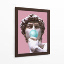 The David Bubblegum Pink - Fake Classics | Cuadro decorativo de Canvas Lab