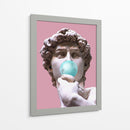 The David Bubblegum Pink - Fake Classics | Cuadro decorativo de Canvas Lab
