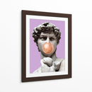 The David Bubblegum Purple - Fake Classics | Cuadro decorativo de Canvas Lab