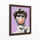 The David Bubblegum Purple - Fake Classics | Cuadro decorativo de Canvas Lab