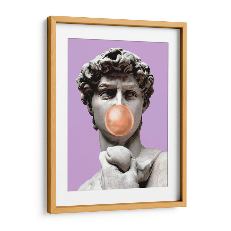 The David Bubblegum Purple - Fake Classics | Cuadro decorativo de Canvas Lab
