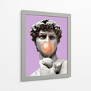The David Bubblegum Purple - Fake Classics | Cuadro decorativo de Canvas Lab