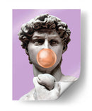 The David Bubblegum Purple - Fake Classics | Cuadro decorativo de Canvas Lab