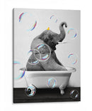 Elephant Bath - Animals Daily | Cuadro decorativo de Canvas Lab
