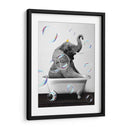 Elephant Bath - Animals Daily | Cuadro decorativo de Canvas Lab