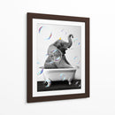 Elephant Bath - Animals Daily | Cuadro decorativo de Canvas Lab