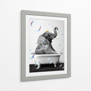 Elephant Bath - Animals Daily | Cuadro decorativo de Canvas Lab