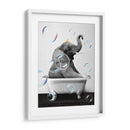 Elephant Bath - Animals Daily | Cuadro decorativo de Canvas Lab
