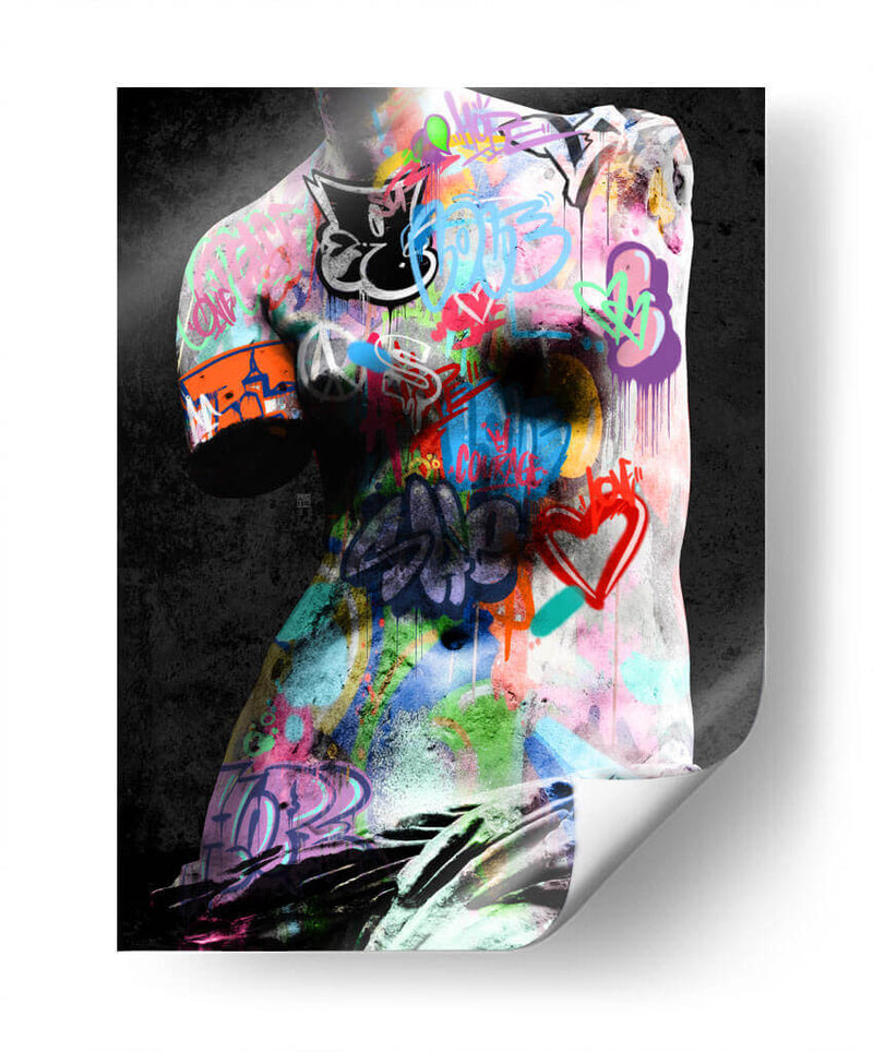 Venus Closeup Graffiti - David Aste | Cuadro decorativo de Canvas Lab