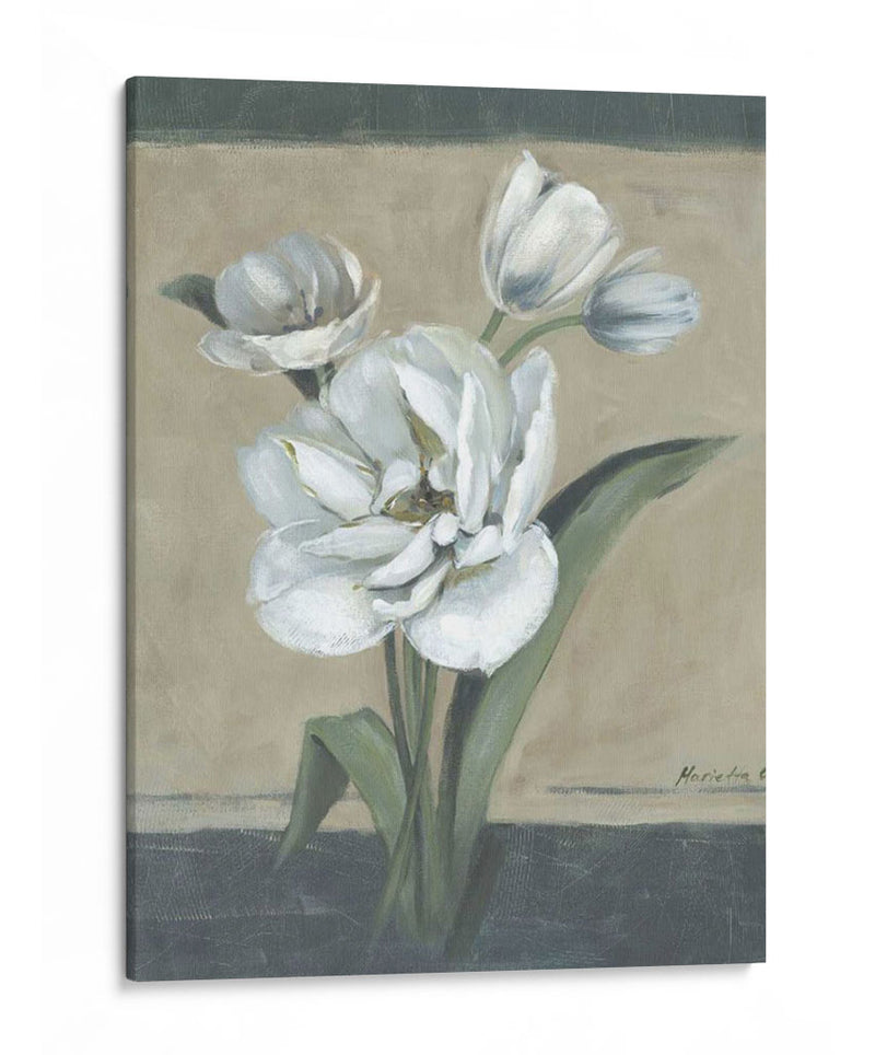 Tulipanes Blancos Ii - Marietta Cohen | Cuadro decorativo de Canvas Lab