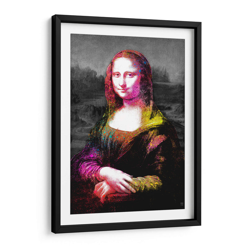 Mona Lisa Multicolor - David Aste | Cuadro decorativo de Canvas Lab