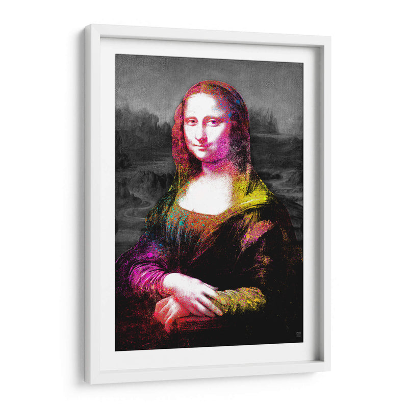 Mona Lisa Multicolor - David Aste | Cuadro decorativo de Canvas Lab