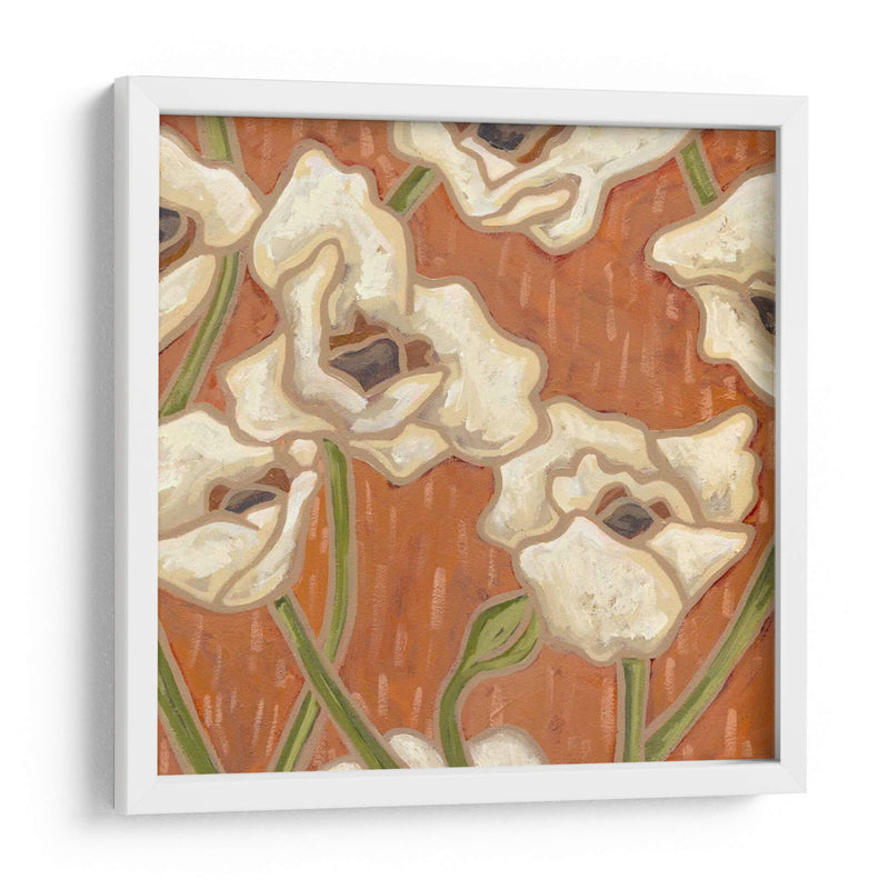 Caqui Floral I - Karen Deans | Cuadro decorativo de Canvas Lab