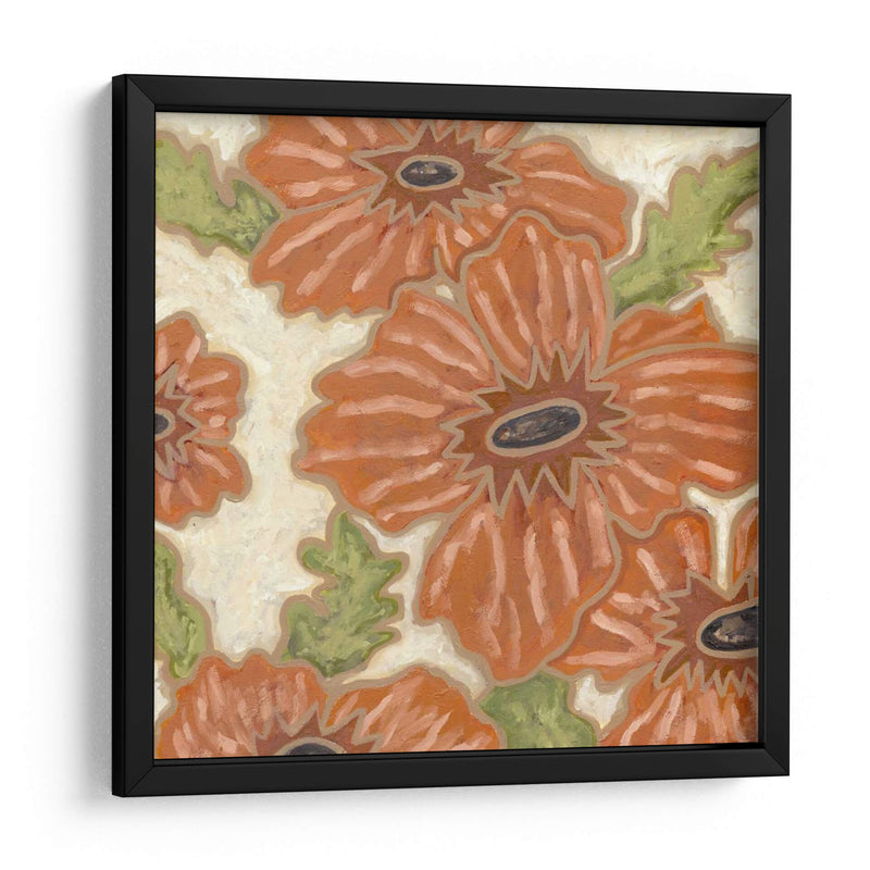 Caqui Floral Iv - Karen Deans | Cuadro decorativo de Canvas Lab