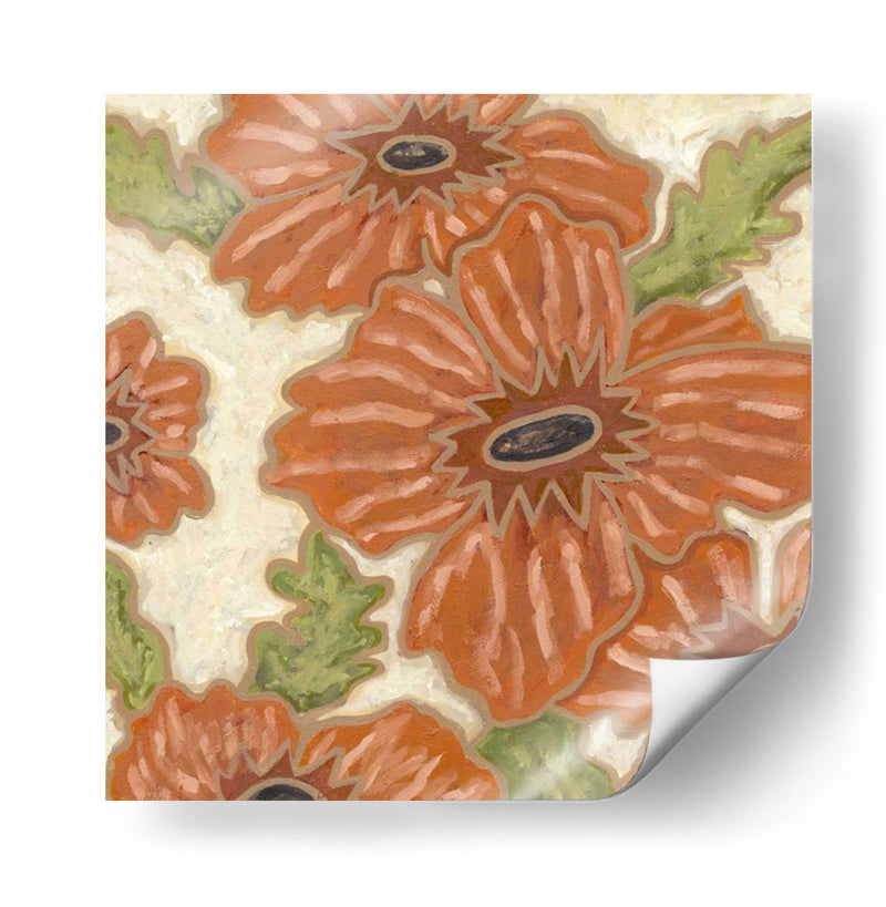 Caqui Floral Iv - Karen Deans | Cuadro decorativo de Canvas Lab