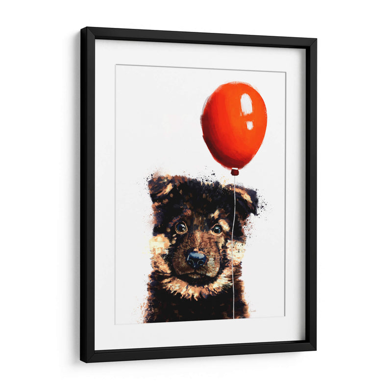Baby Dog Balloon - Hue Art | Cuadro decorativo de Canvas Lab