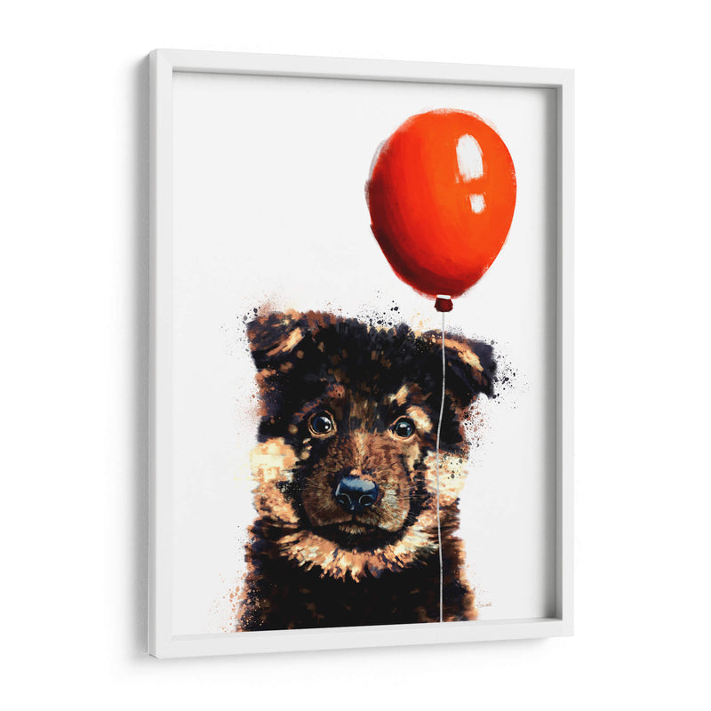 Baby Dog Balloon - Hue Art | Cuadro decorativo de Canvas Lab