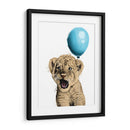 Baby Lion Balloon - Hue Art | Cuadro decorativo de Canvas Lab