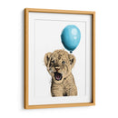 Baby Lion Balloon - Hue Art | Cuadro decorativo de Canvas Lab