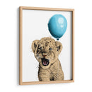 Baby Lion Balloon - Hue Art | Cuadro decorativo de Canvas Lab