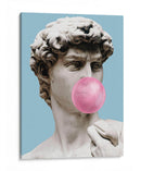 The David Bubblegum Blue - Fake Classics | Cuadro decorativo de Canvas Lab