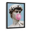 The David Bubblegum Blue - Fake Classics | Cuadro decorativo de Canvas Lab