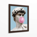 The David Bubblegum Blue - Fake Classics | Cuadro decorativo de Canvas Lab