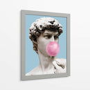 The David Bubblegum Blue - Fake Classics | Cuadro decorativo de Canvas Lab