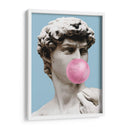 The David Bubblegum Blue - Fake Classics | Cuadro decorativo de Canvas Lab