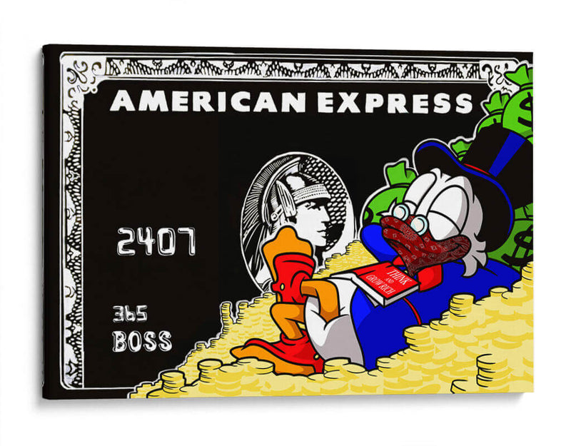 Scrooge Amex - David Aste | Cuadro decorativo de Canvas Lab