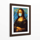 Mona Lisa Graffiti Azul - Fake Classics | Cuadro decorativo de Canvas Lab