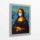 Mona Lisa Graffiti Azul - Fake Classics | Cuadro decorativo de Canvas Lab