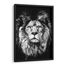 León a Pincelazos BnW - Hue Art | Cuadro decorativo de Canvas Lab