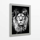 León a Pincelazos BnW - Hue Art | Cuadro decorativo de Canvas Lab