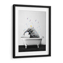Baby Elephant Bath - Animals Daily | Cuadro decorativo de Canvas Lab