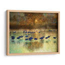 Grúas En Niebla Ii - Chris Vest | Cuadro decorativo de Canvas Lab