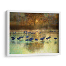 Grúas En Niebla Ii - Chris Vest | Cuadro decorativo de Canvas Lab