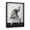 Elephant Bath Color - Animals Daily | Cuadro decorativo de Canvas Lab