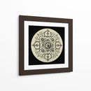 Medallón Negro Y Bronceado I - Vision Studio | Cuadro decorativo de Canvas Lab