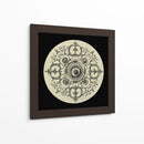 Medallón Negro Y Bronceado I - Vision Studio | Cuadro decorativo de Canvas Lab
