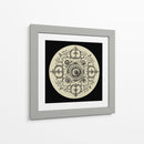 Medallón Negro Y Bronceado I - Vision Studio | Cuadro decorativo de Canvas Lab