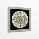 Medallón Negro Y Bronceado I - Vision Studio | Cuadro decorativo de Canvas Lab