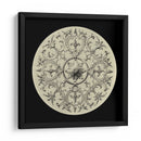 Medallón Negro Y Bronceado Ii - Vision Studio | Cuadro decorativo de Canvas Lab