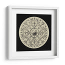 Medallón Negro Y Bronceado Ii - Vision Studio | Cuadro decorativo de Canvas Lab