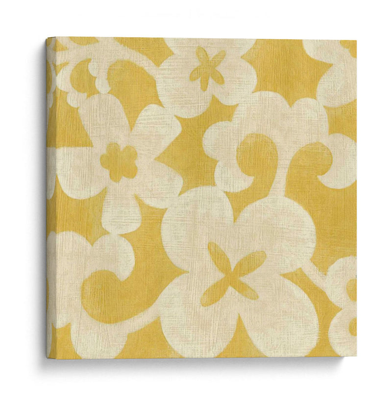 Silueta De Suzani En Amarillo Ii - Chariklia Zarris | Cuadro decorativo de Canvas Lab